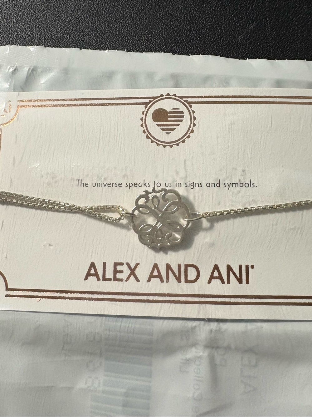 Alex and Ani Silver Filigree Bracelet